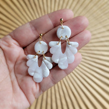 Load image into Gallery viewer, Ruby Earrings in Icy Marble
