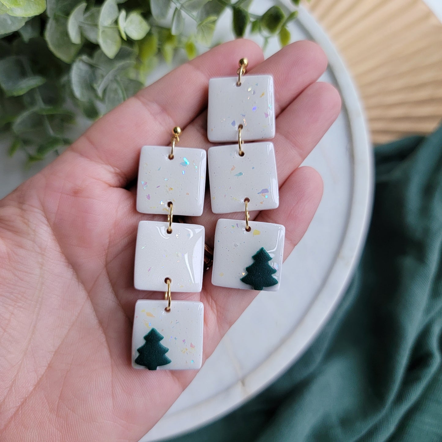Holiday Stack Earrings