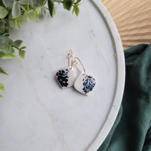 Load image into Gallery viewer, Glitter Iris Hoops
